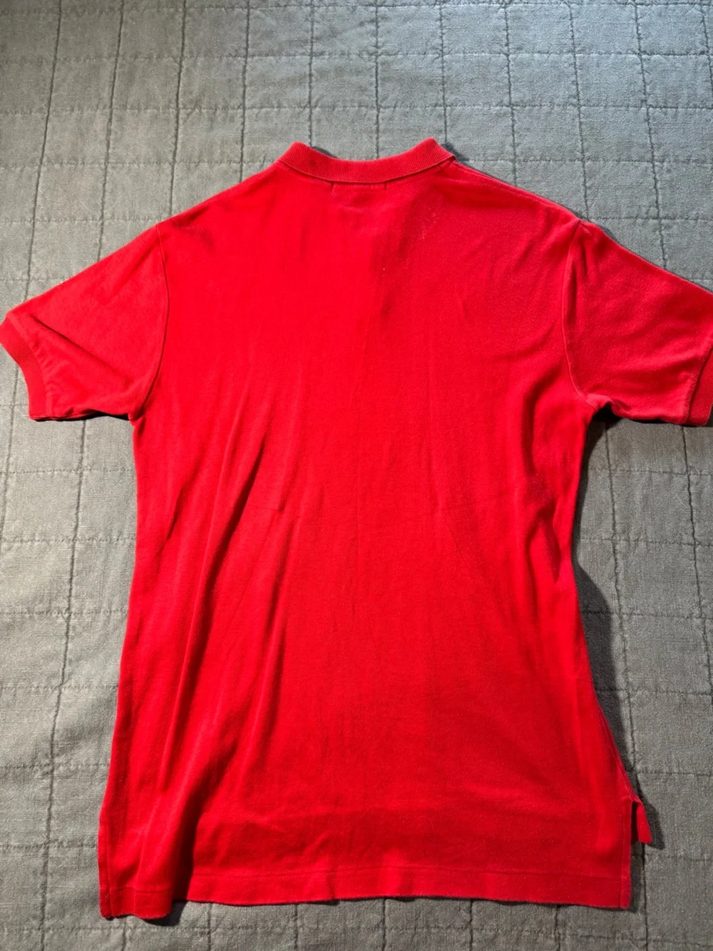 Vintage Ralph Lauren Red Polo with Embroidered Crest